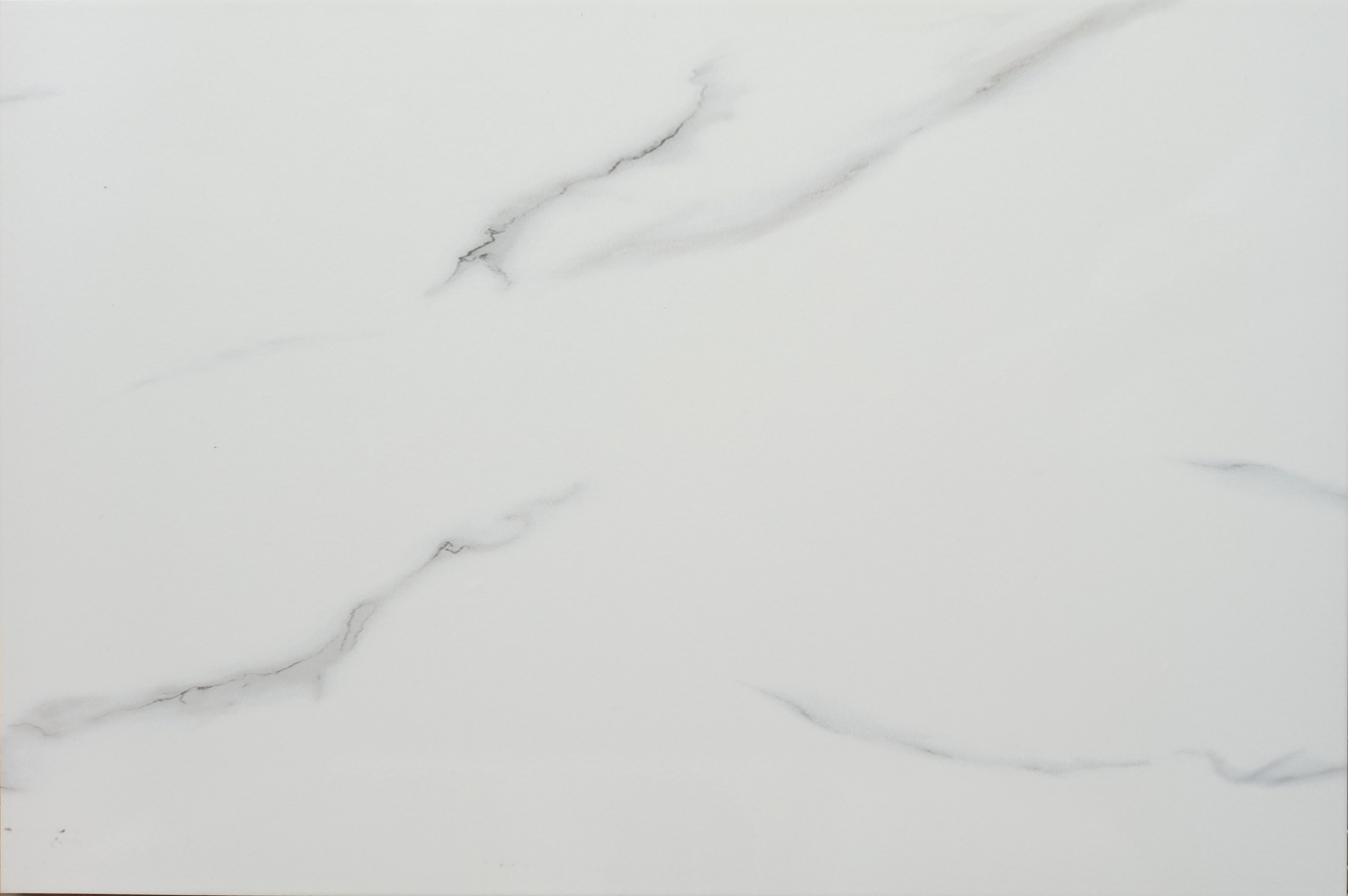 Carreau faïence, effet marbre avec veines grises et noires 25x37
