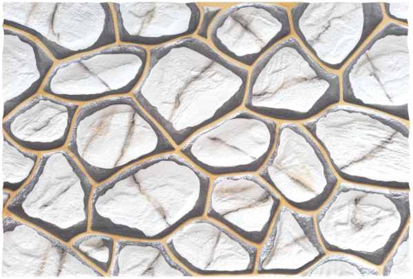 Carreau faïence en relief brillant, texturé 30x45
