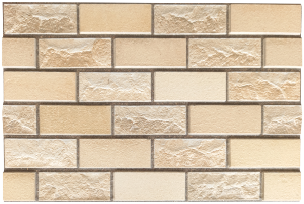 Carreau faïence en relief, effet Brique 30x45
